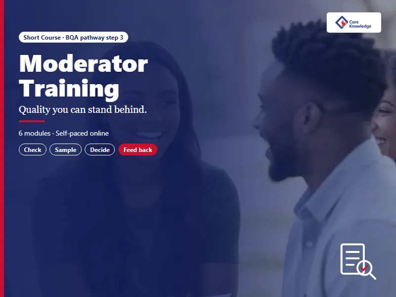 Moderator Training: Quality you can stand behind.